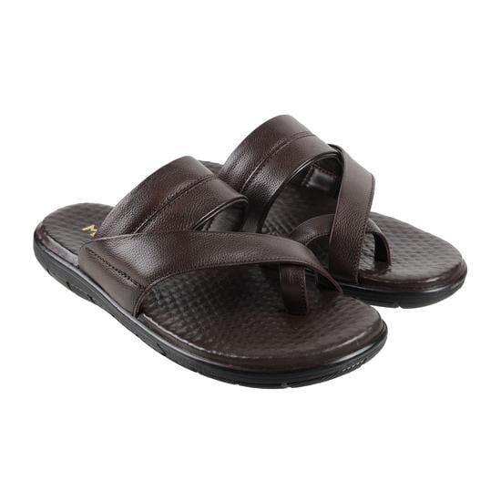 Men Brown Casual Slippers