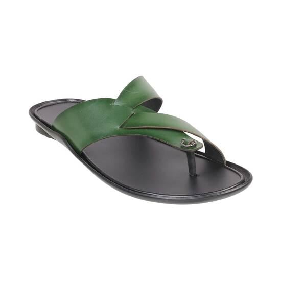 Men Olive Casual Slippers
