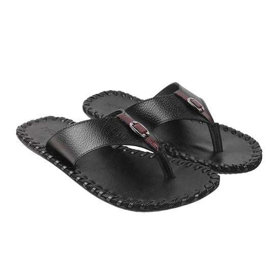 Men Black Casual Slippers