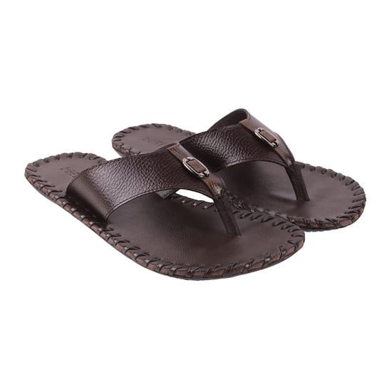 Men Brown Casual Slippers