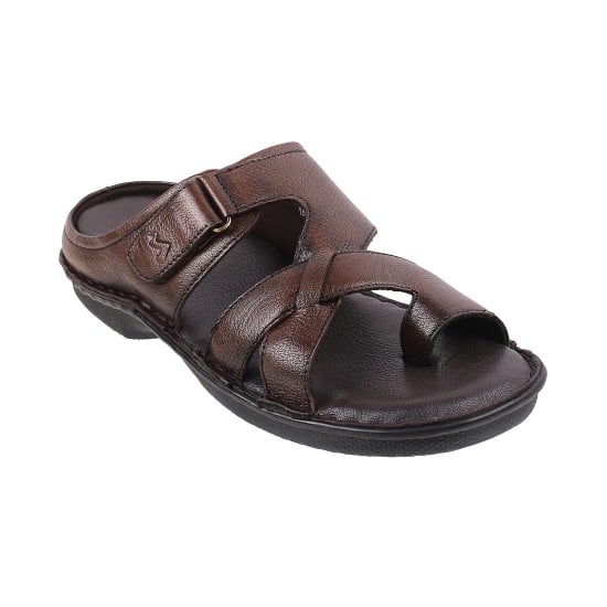 Men Brown Casual Slippers