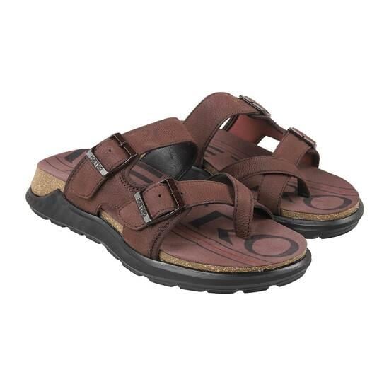 Men Brown Casual Slippers