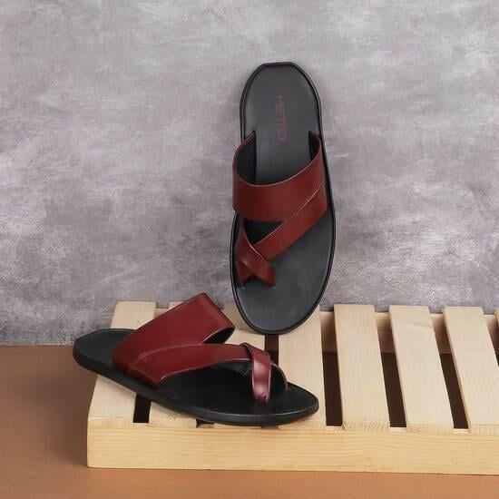 Men Wine Casual Slippers