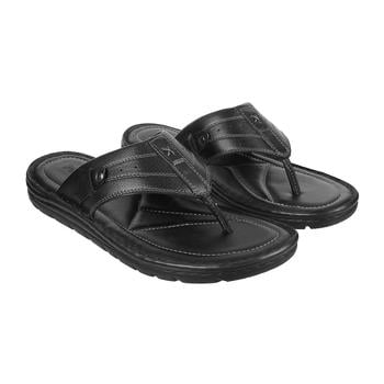 Metro Men Black Casual Slippers(SKU: 16-547-11-41)