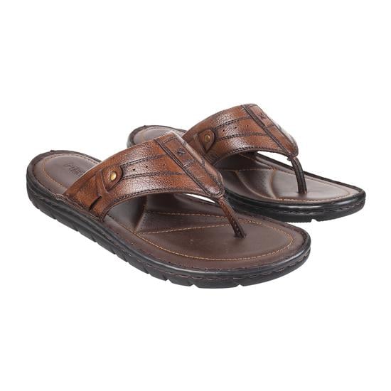 Men Brown Casual Slippers