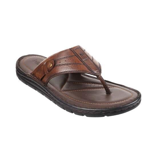 Men Brown Casual Slippers