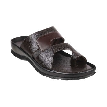 Walkway Men Brown Casual Slippers(SKU: 16-577-12-42)