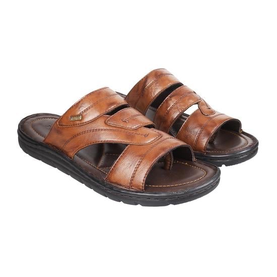 Men Tan Casual Slippers