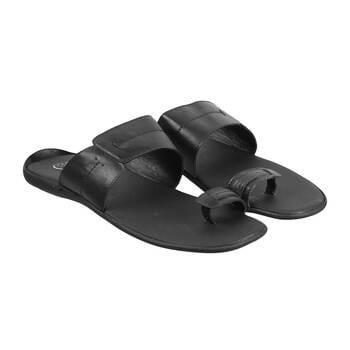 Metro Men Black Casual Slippers(SKU: 16-634-11-41)