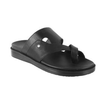 Walkway Men Black Casual Slippers(SKU: 16-667-11-40)