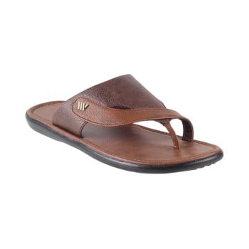 Walkway Men Tan Casual Slippers(SKU: 16-669-23-40)