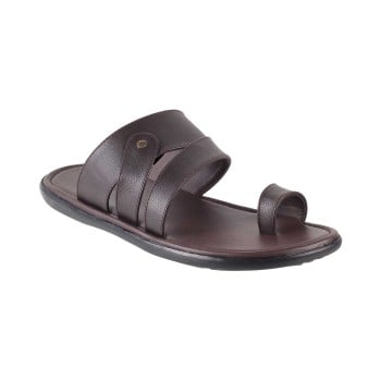 Walkway Men Brown Casual Slippers(SKU: 16-689-12-40)