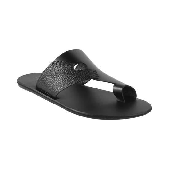 Men Black Casual Slippers