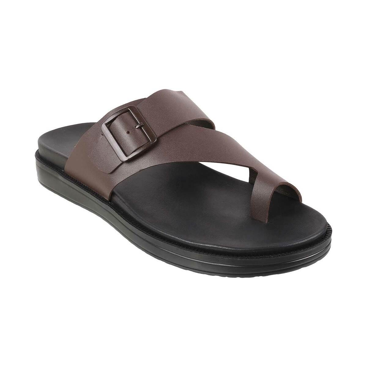 Buy Metro Men Black Sandals - Sandals for Men 1823697 | Myntra-sgquangbinhtourist.com.vn