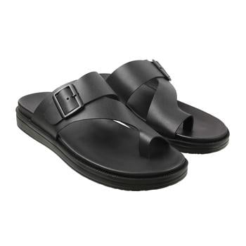 Metro Men Black Casual Slippers(SKU: 16-707-11-40)