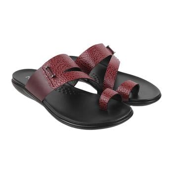 Metro Men Wine Casual Slippers(SKU: 16-715-58-41)