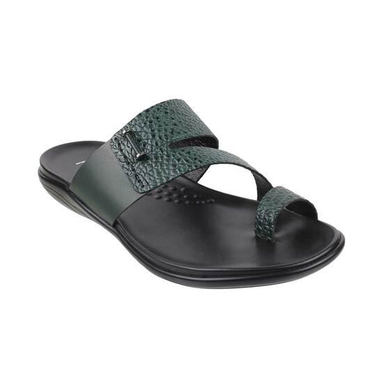 Men Green Casual Slippers