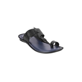 Metro Men Black Ethnic Slippers(SKU: 16-716-11-40)