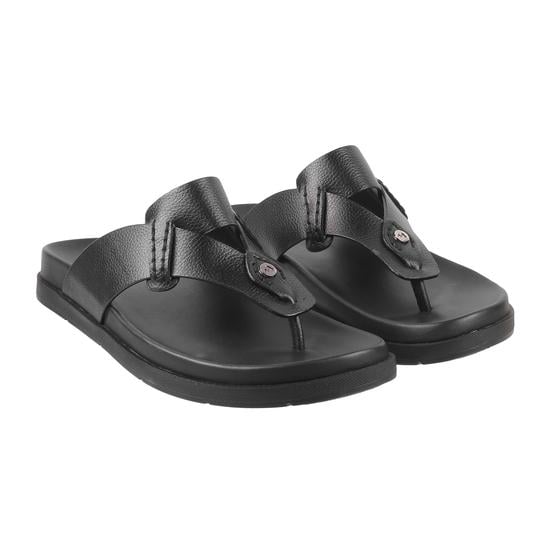 Men Black Casual Slippers