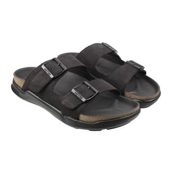Metro Men Black Casual Slippers(SKU: 16-719-11-40)