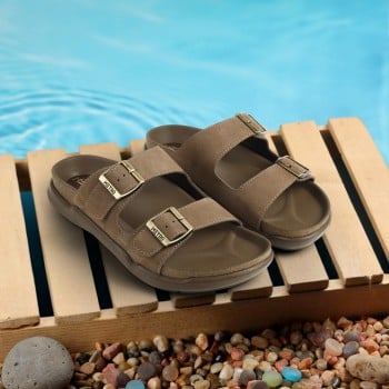 Metro Men Camel Casual Slippers(SKU: 16-719-97-40)