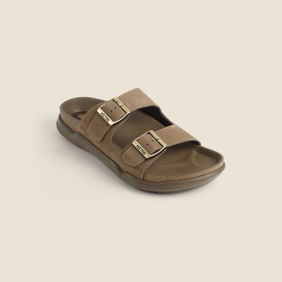Men Camel Casual Slippers