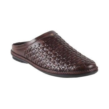 Walkway Men Brown Ethnic Slip Ons(SKU: 16-721-12-40)