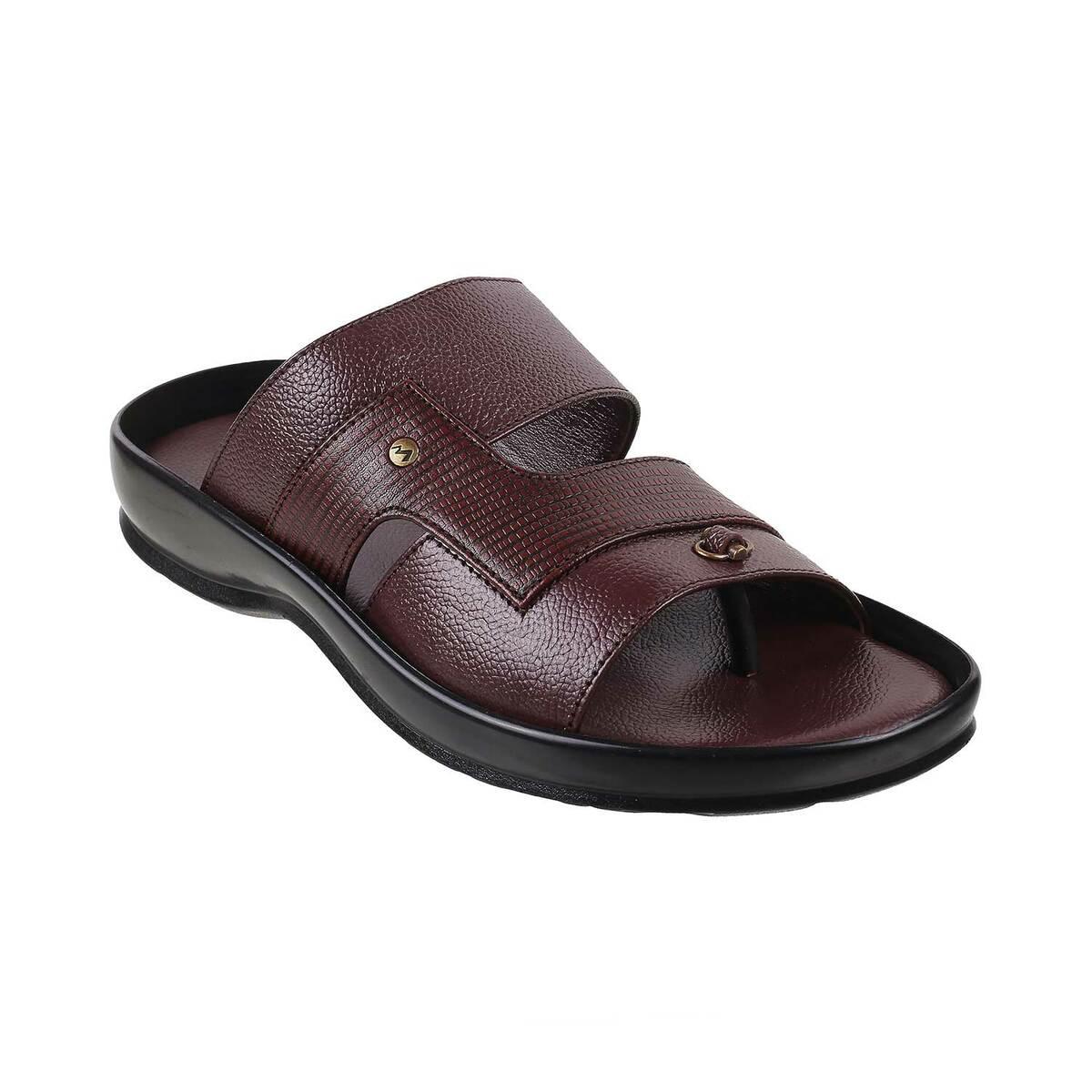 Buy online Brown Leatherette Toe Seperator Slipper from Slippers, Flip Flops  & Sliders for Men by Kraasa for ₹419 at 53% off | 2023 Limeroad.com