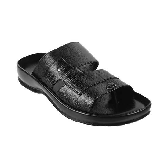 Men Black Casual Slippers