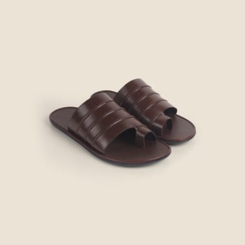 Metro Men Wine Casual Slippers(SKU: 16-732-58-40)
