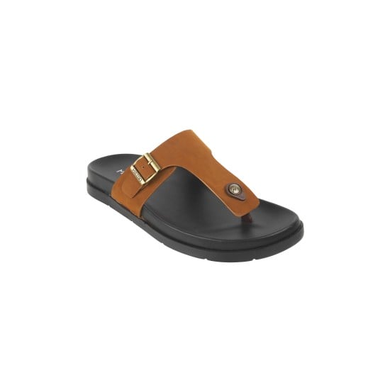 Men Tan Casual Slippers