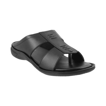 Walkway Men Black Casual Slippers(SKU: 16-7949-11-40)