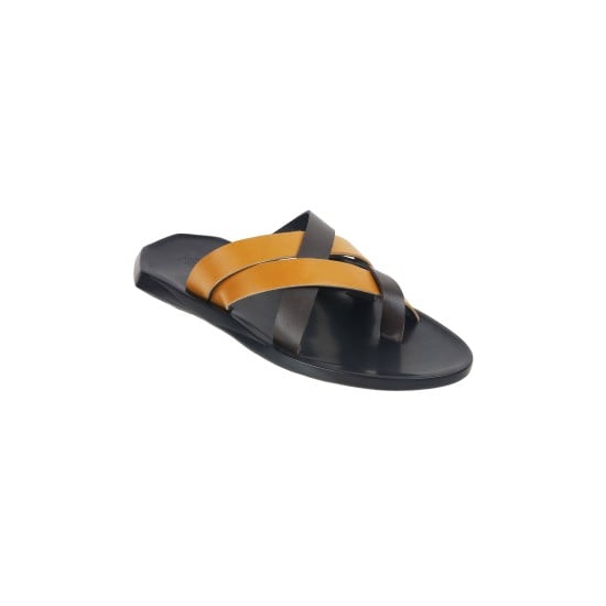 Men Brown Casual Slippers
