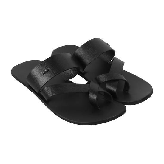 Men Black Casual Slippers