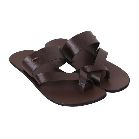 Men Brown Casual Slippers