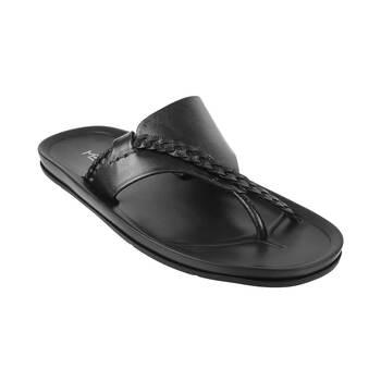 Men Black Casual Slippers