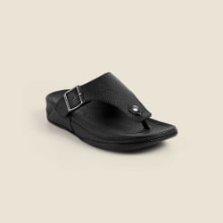 Men Black Casual Slippers
