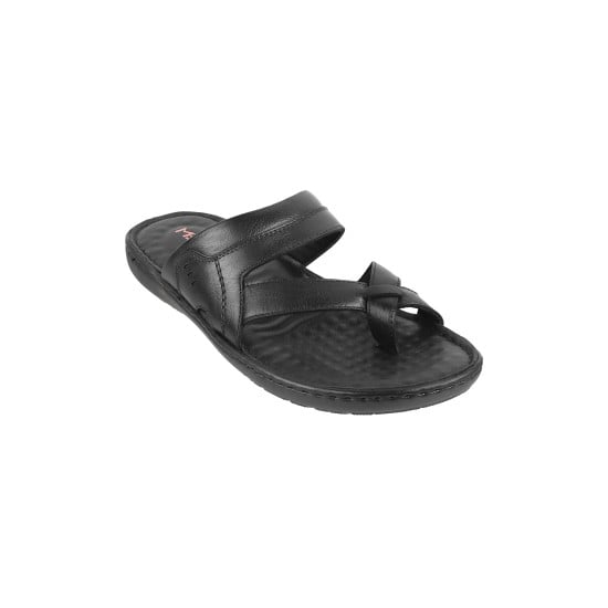 Men Black Casual Slippers