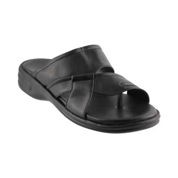 Walkway Men Black Casual Slippers(SKU: 16-8578-11-41)