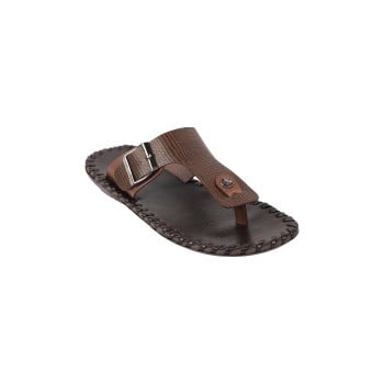 Metro Men Tan Casual Slippers(SKU: 16-858-23-40)