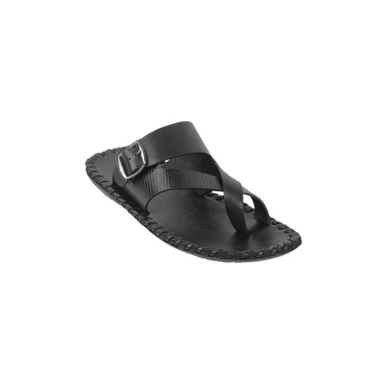 Men Black Casual Slippers