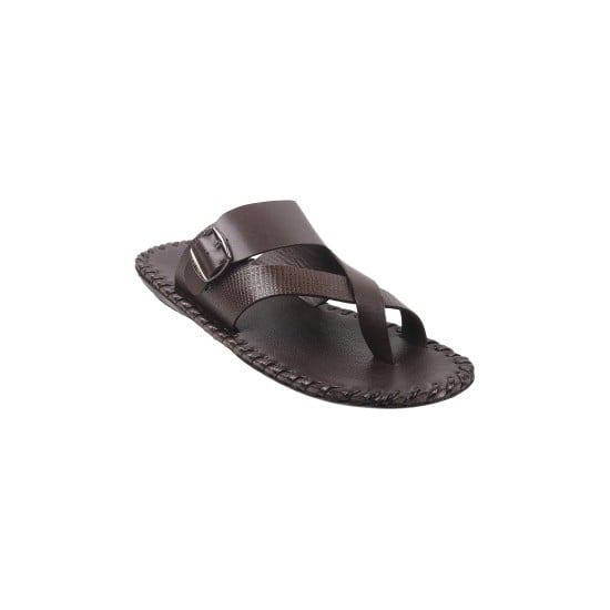 Men Brown Casual Slippers
