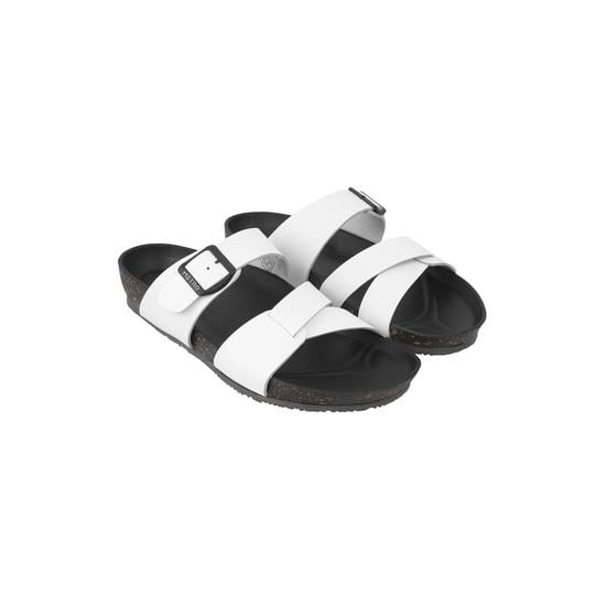 Men White Casual Slippers