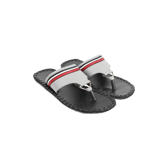 Men Grey Casual Slippers