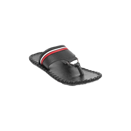 Men Black Casual Slippers