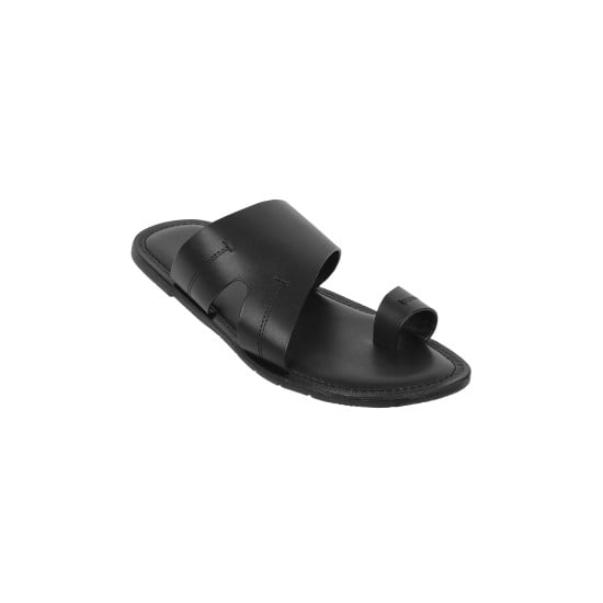 Men Black Casual Slippers