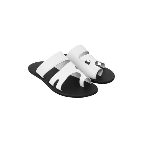 Men White Casual Slippers