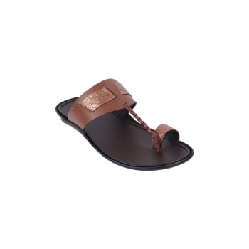 Metro Men Tan Casual Slippers(SKU: 16-894-23-40)