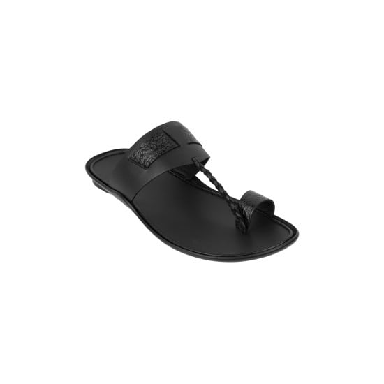 Men Black Casual Slippers