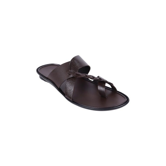 Men Brown Casual Slippers